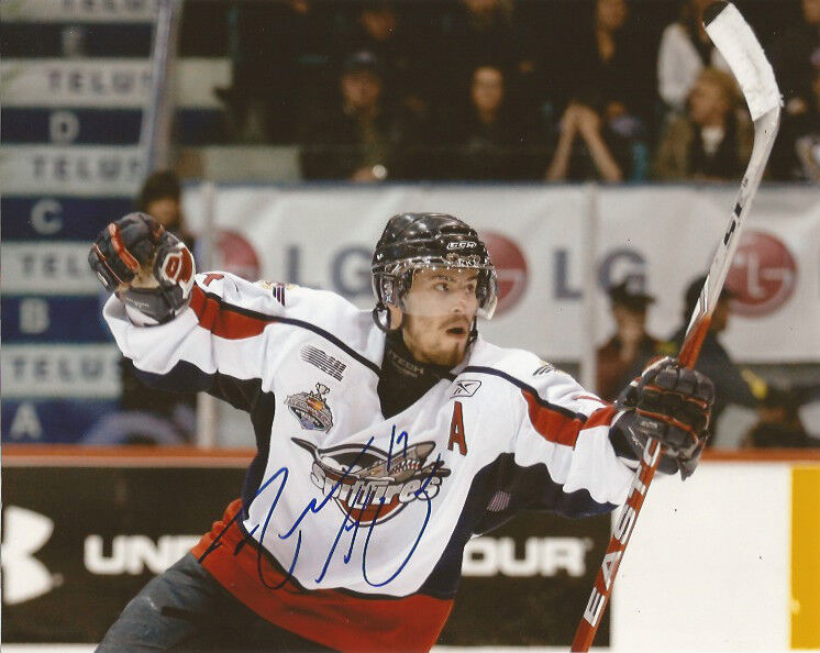 Windsor Spitfires Adam Henrique Signed Autographed 8x10 Photo Poster painting COA B