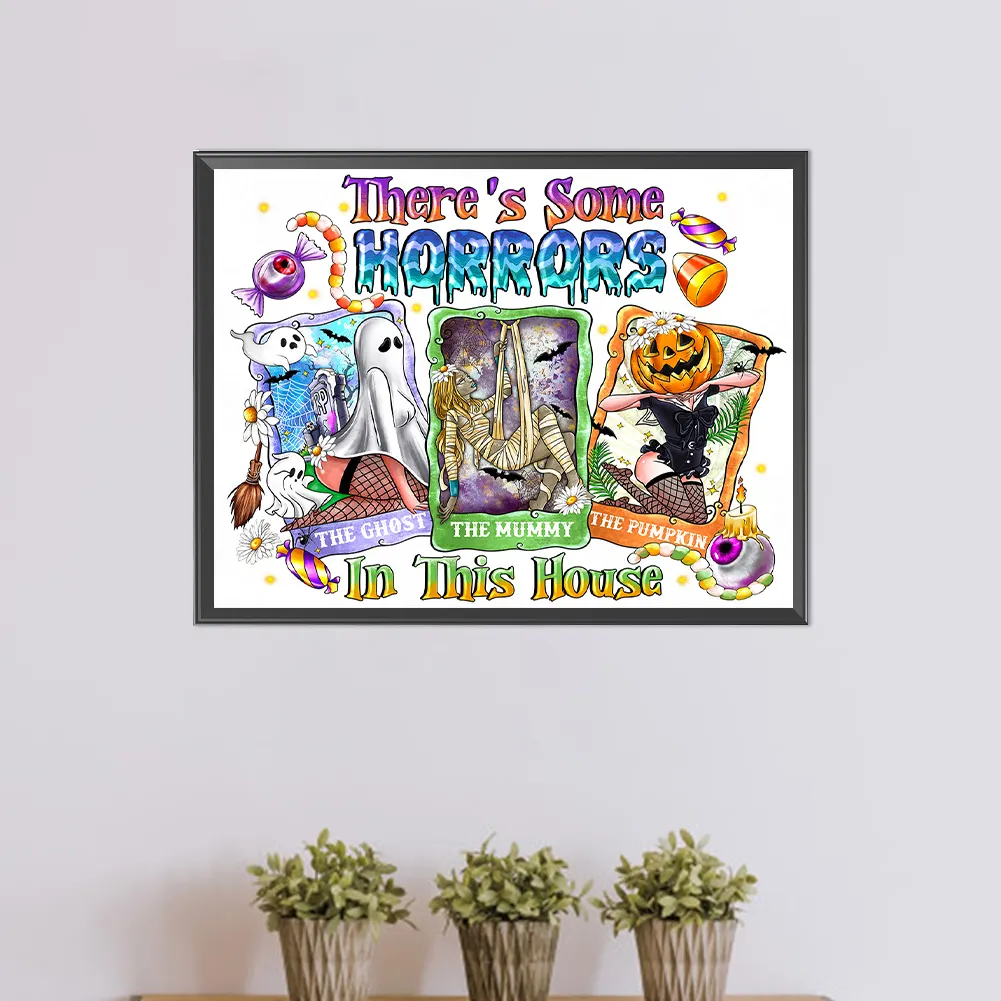 Diamond Painting - Full Round Drill - Halloween(Canvas|50*40cm)