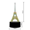 DIY Diamond Painting 7 Color Night Light Lamp Home Decoration Ornament Gift Kit(Eiffel Tower)