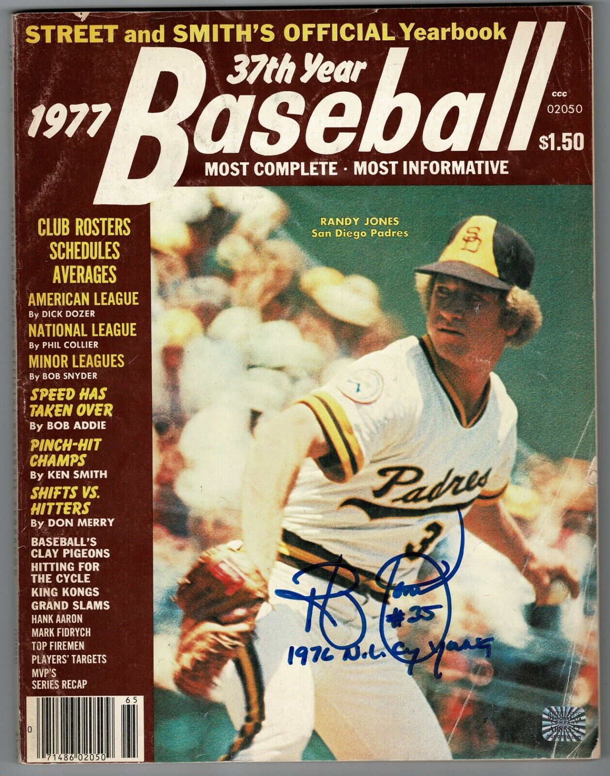 Randy Jones signed autographed magazine! AMCo! 9935