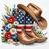 DIY Pearl Painting - Handmade Self - Adhesive Pearls - American cowboy boots and hats