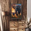(45*65cm)Tropical Elephant - Full Round Partial AB Drill Diamond Painting