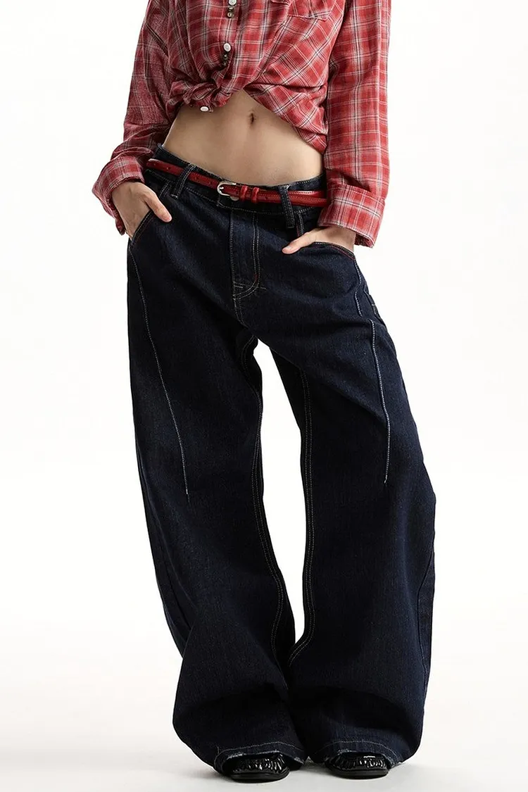 Vintage Wide Leg Denim Shorts for Women Retro Flare Cut