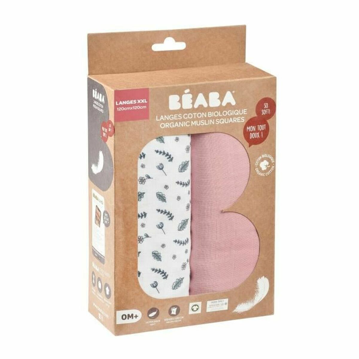 Muslin B&eacute;aba 920390 120 x 120 cm