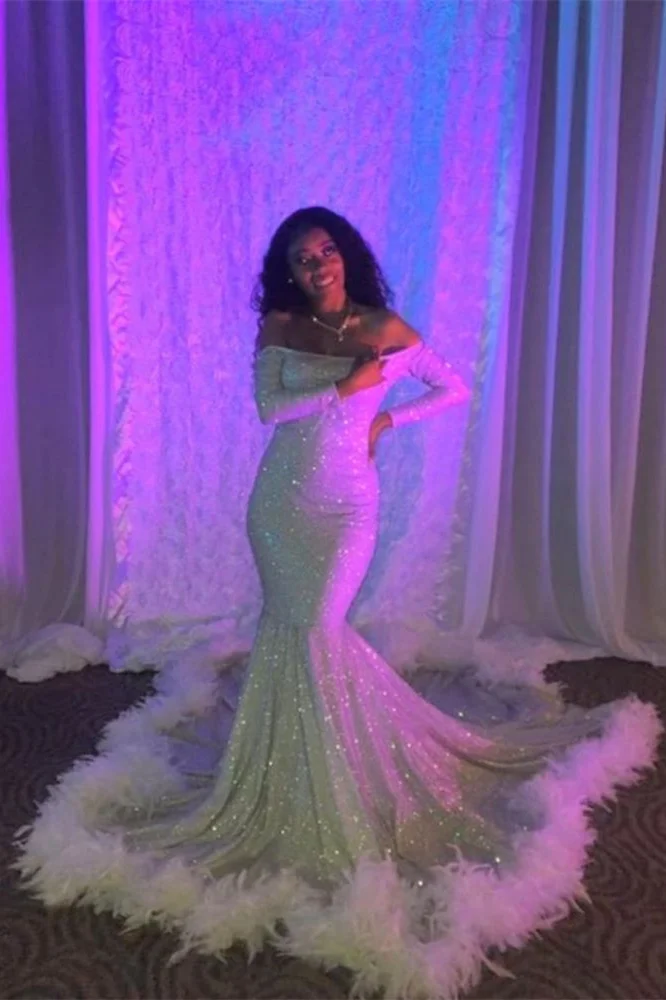chinese dress ladies Shimmering Purple Sequin Mermaid Prom Dress with Spaghetti Strap and Corset Back 22231 Purple / 16W