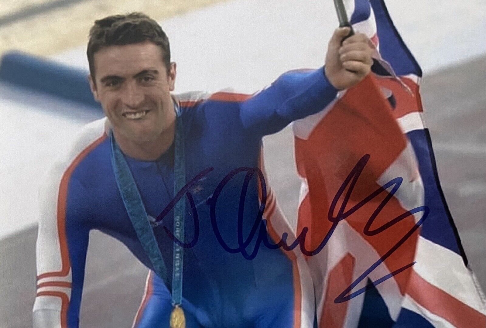 Jason Queally Genuine Hand Signed 6X4 Photo Poster painting - Team GB - Olympics - Cyclist