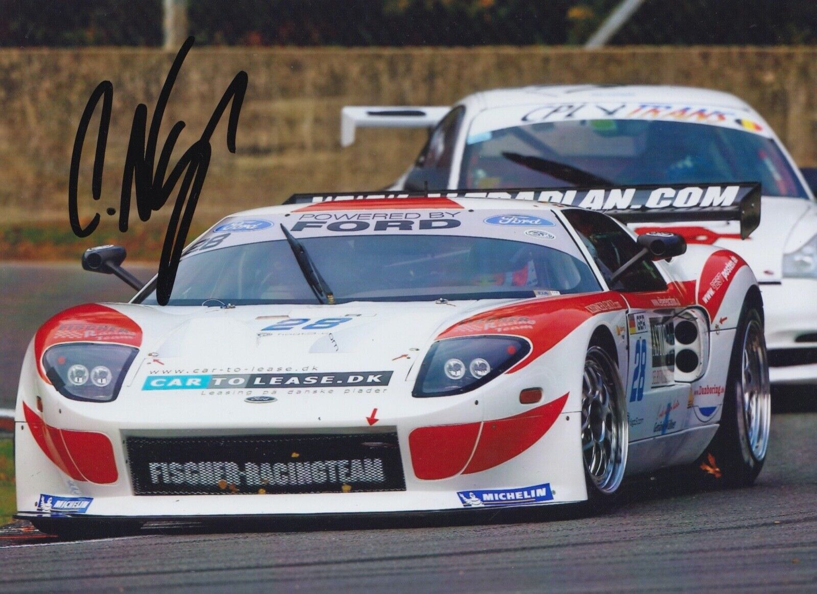 Christoffer Nygaard Hand Signed 7x5 Photo Poster painting - FIA GT Championship 1.