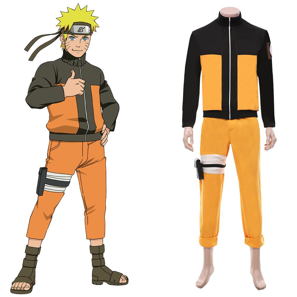 Naruto Uzumaki Cosplay Kostüm Halloween Karneval Outfits