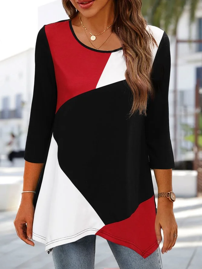 Crew Neck Regular Fit Tops