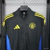 25/26 Manchester United Black Windbreaker (with Inner Lining)