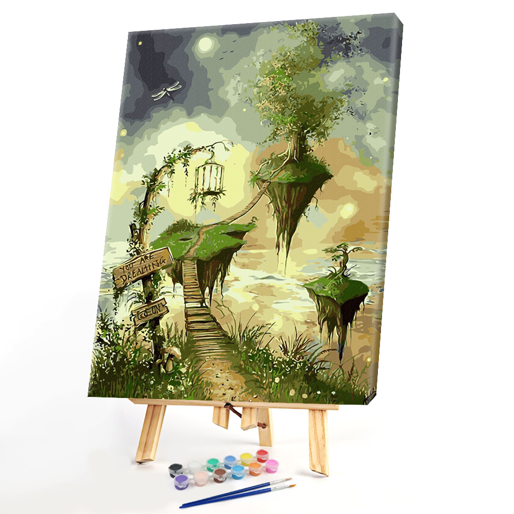 

40*50CM Paint By Numbers-Ladder Scenery, 501 Original