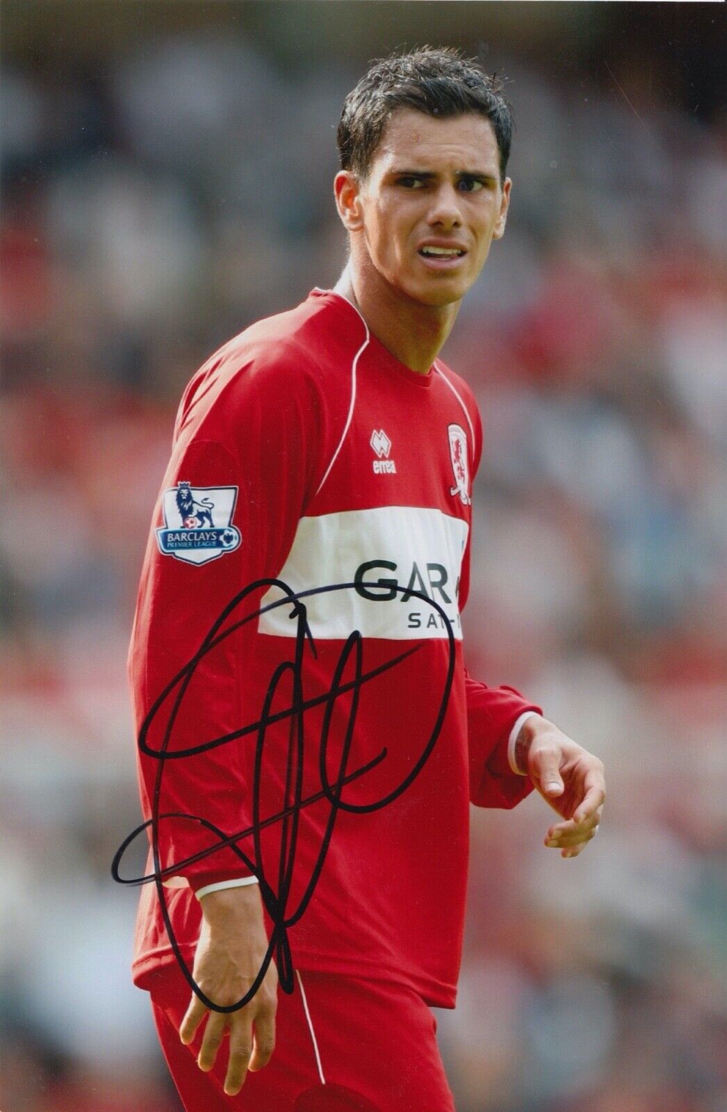 Jeremie Aliadiere Hand Signed 9x6 Photo Poster painting - Middlesbrough - Football Autograph.