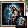 Priest - 11CT Stamped Cross Stitch - 40*40cm