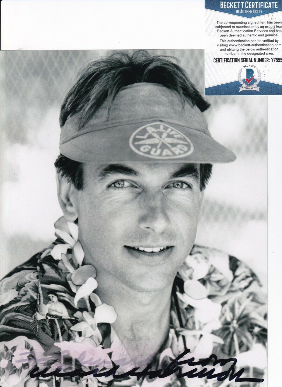 MARK HARMON signed (SUMMER SCHOOL) Freddy Shoop 8X10 Photo Poster painting BECKETT BAS Y75554