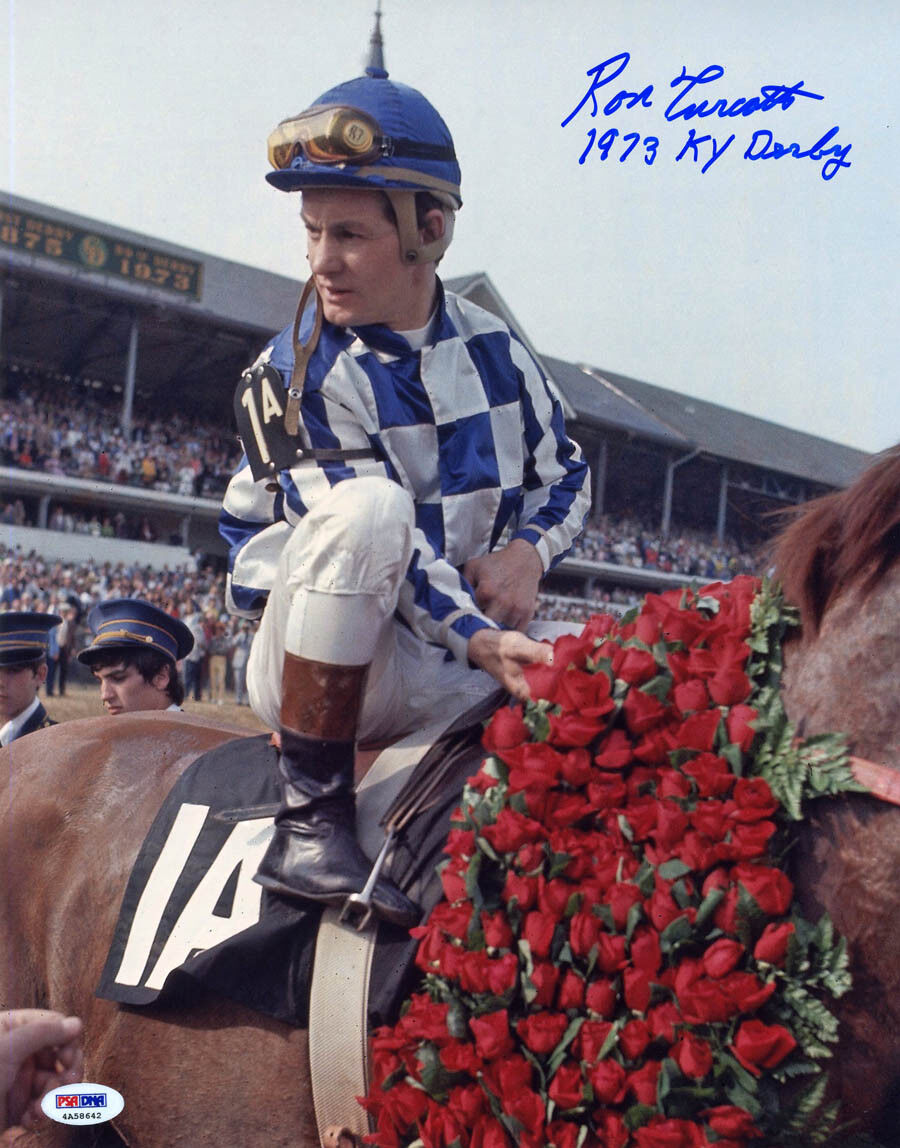 Ron Turcotte SIGNED 11x14 Photo Poster painting 73 Ky Derby Secretariat ITP PSA/DNA AUTOGRAPHED