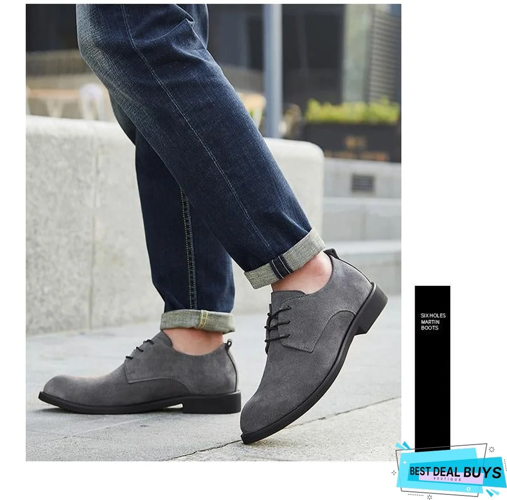 Men British Style Breathable Formal Leisure Flats Shoes