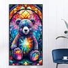 (40*70cm)Bear - Full Round Drill Diamond Painting