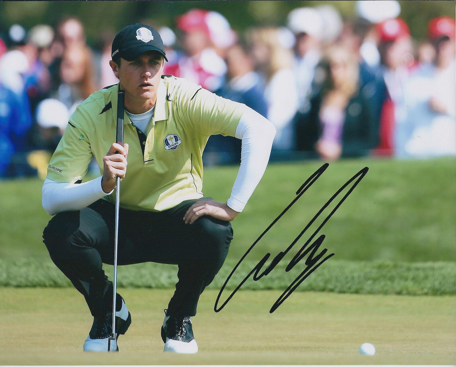 Nicolas COLSAERTS SIGNED Autograph 10x8 Photo Poster painting AFTAL COA Ryder Cup Team EUROPE