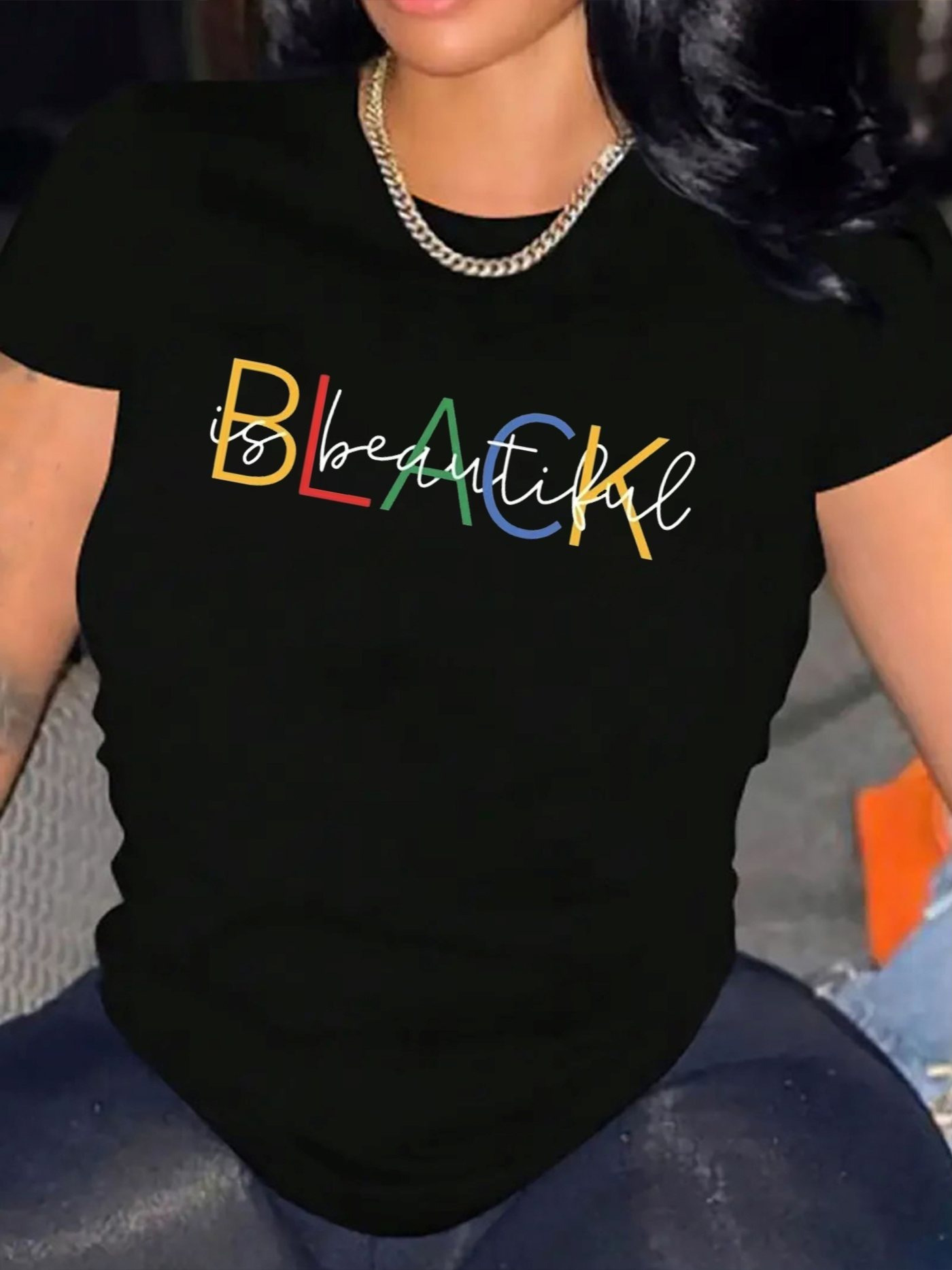 Womens Tshirt Comfortable Crew Neck Casual Cotton Blend Shortsleeves Soft Breathable Top Womenswear Tshirt Summer Spring Streetwear Fabric | IFYHOME