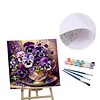 (US Only)Paint By Numbers Kit On Canvas DIY Oil Art Phalaenopsis Picture Decor40x40cm