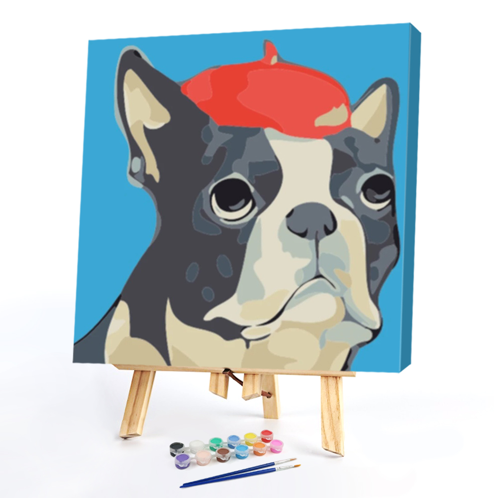 

20*20CM - Paint By Numbers - Dog, 501 Original