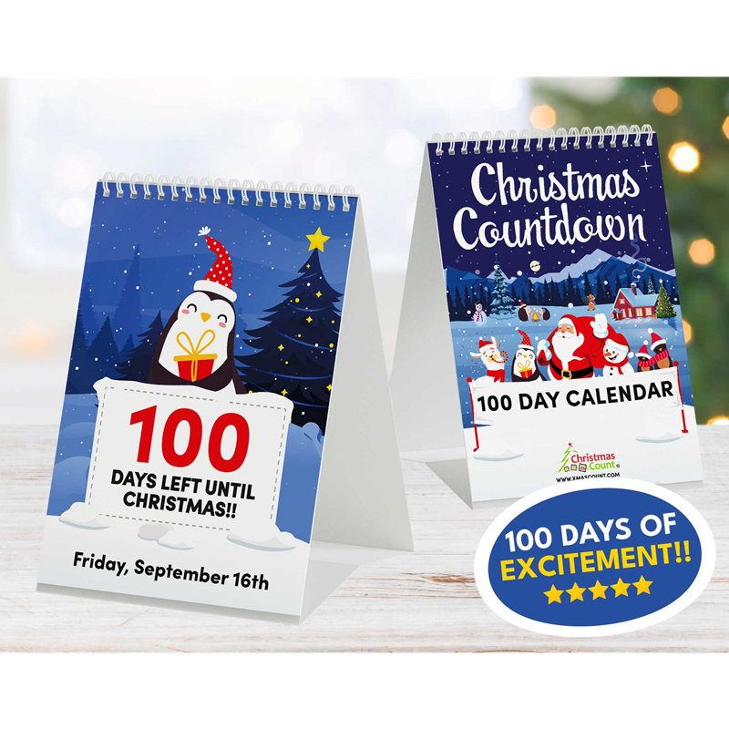 Musedesire 100 Day Christmas Countdown Calendar 2022