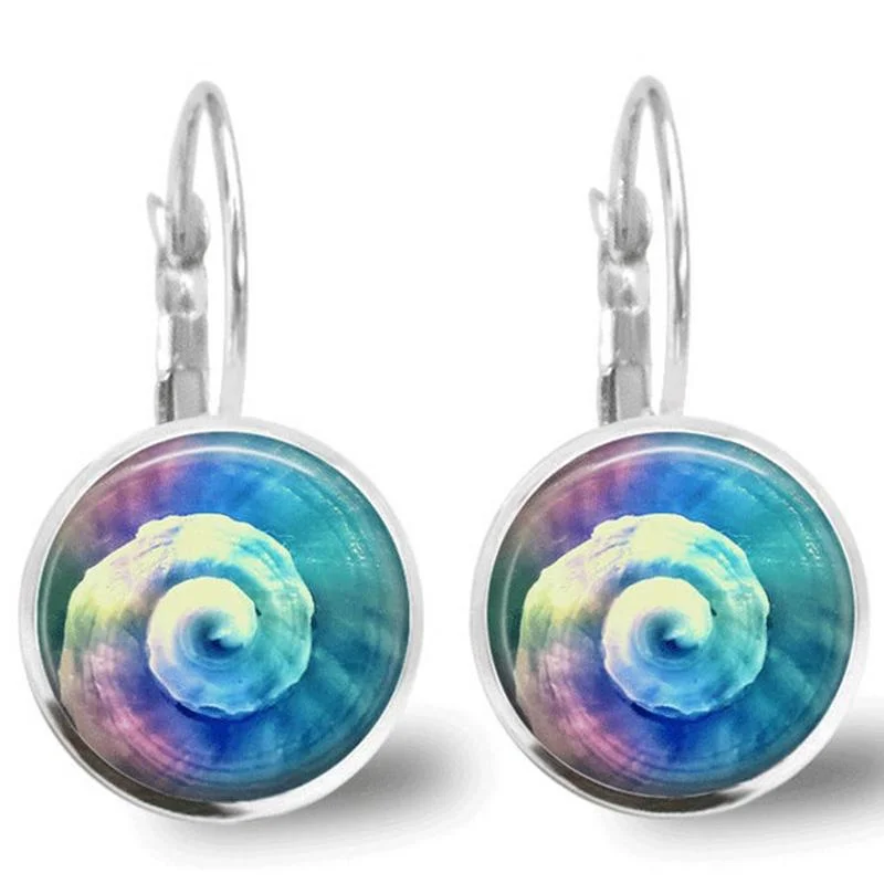 Tie Dye Tornado Earrings
