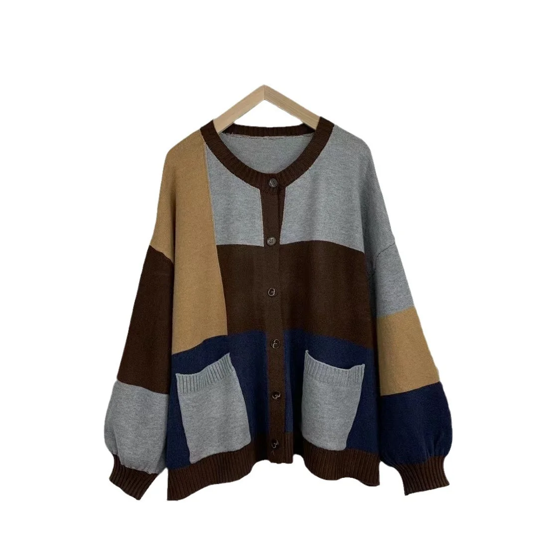 Chicfifth Sweater Women Winter Long Sleeve High Quality Autumn Vintage Top Knitted Cardigan