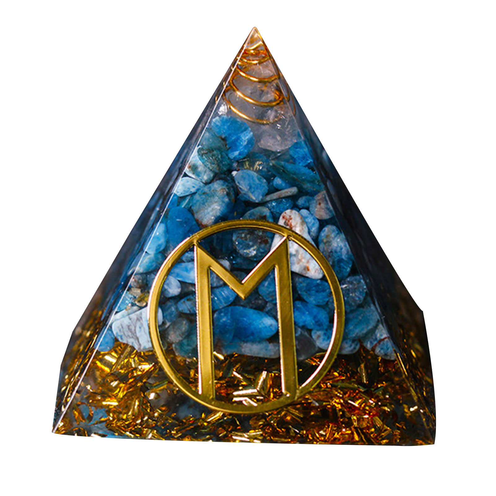 

6cm Natural Orgonite Pyramid Chakra - Horse, 501 Original