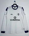 2000/2001 Long Sleeve Retro Manchester United Away Football Shirt 1:1 Thai Quality