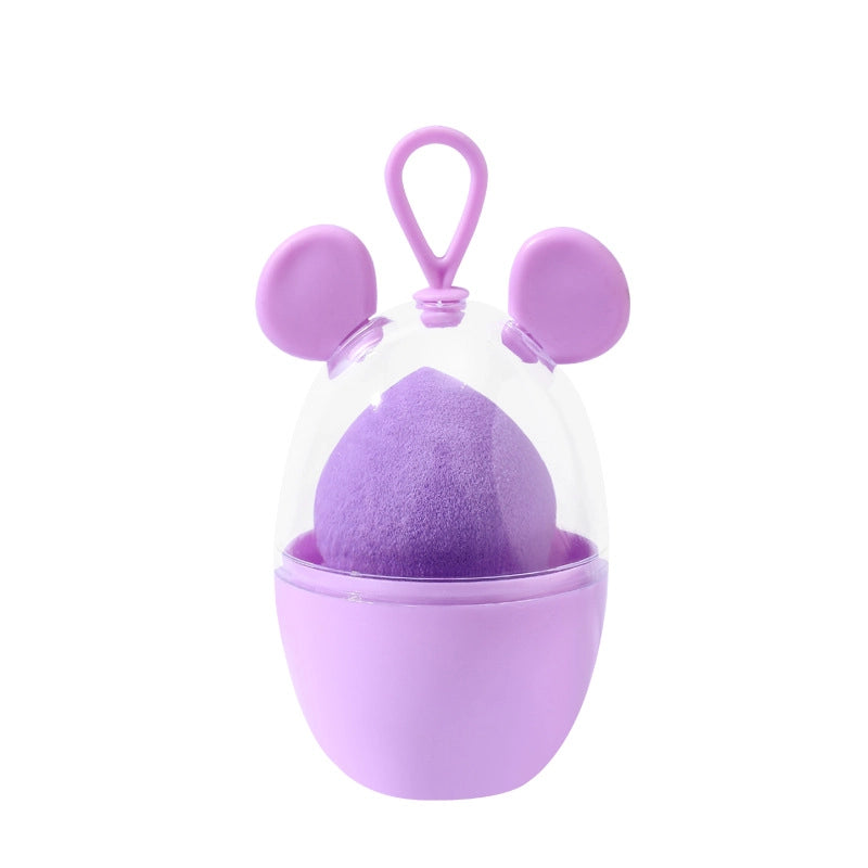 Classic Style Geometric PUR Makeup Sponge Storage Box /