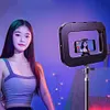 LED Phone Light for Filmmaking Live Steam YouTube Video Recording (A)