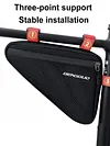 Bicycle Triangle Bag Large Capacity Bike Front Tube Bag for Outdoot Cycling
