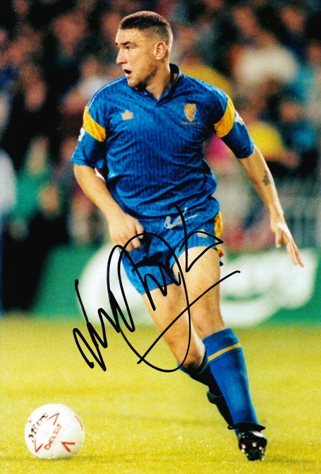 Vinnie Jones Signed 12X8 Photo Poster painting Wimbledon Genuine Signature AFTAL COA (1438)