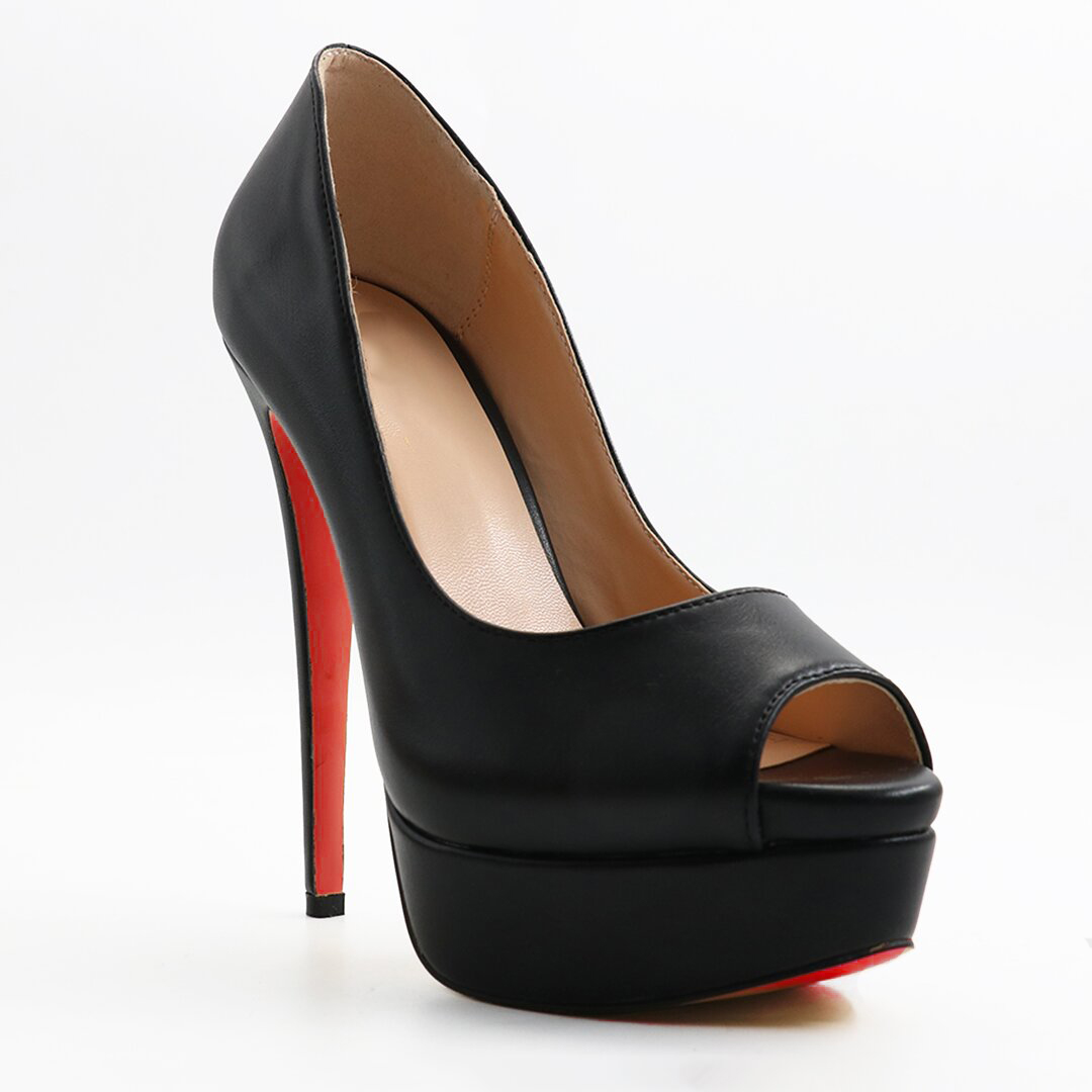 5.9" Platforms Sky High Heels Matte Pumps-vocosishoes
