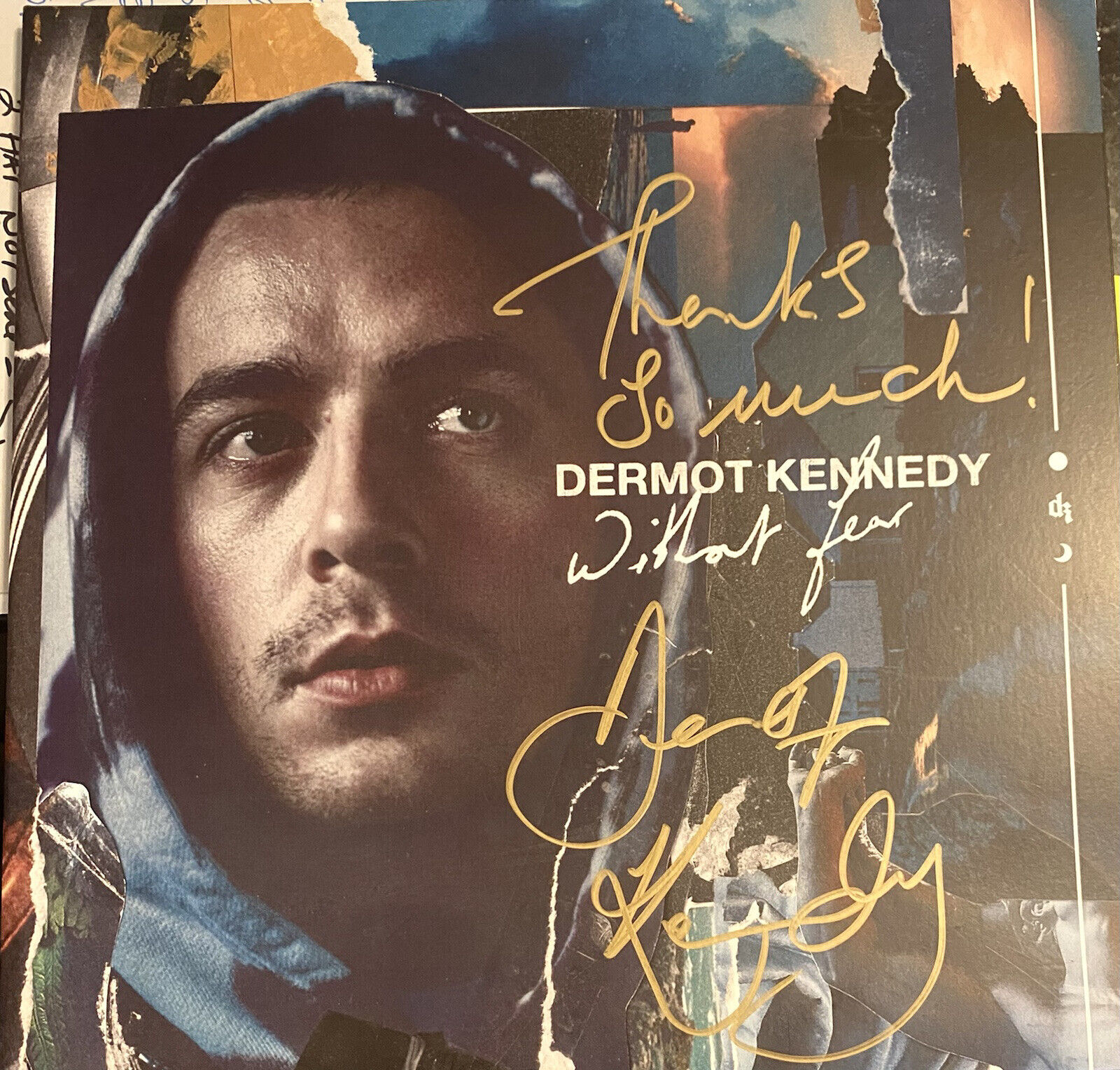 Dermot Kennedy Signed Autographed Without Fear Vinyl LP New