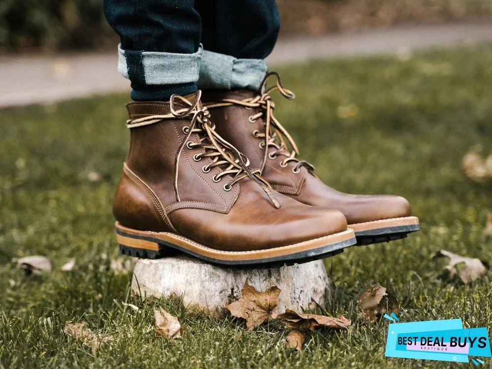 Cow Split Leather Men Boots Comfortable Boots Men Footwear Rubber Ankle Boots Men's Shoes