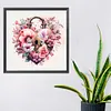 Flower Love Lock - Paint by Numbers Acrylic Painting 40*40cm
