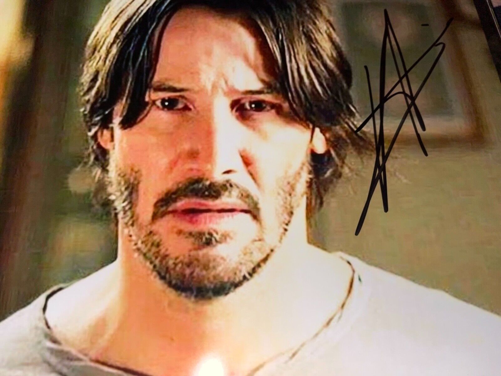 Keanu Reeves signed 8 x10 Photo Poster painting autograph Photo Poster painting