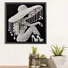 Elegante Dame - speziell geformte Diamond Painting - 30*30cm