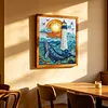 Lighthouse and Whale Special Shaped 5D DIY Partial Drill Diamond Painting Kits for Adults Beginners Home Decor Diamonds Dots Gem Art Kits Diamond Art Kit 11.81 X11.81inch