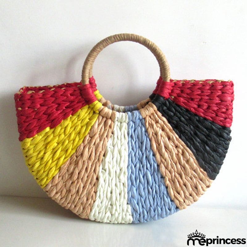 Casual Patchwork Contrast Bags