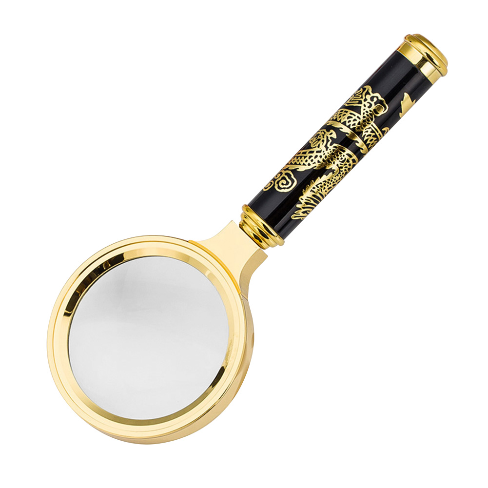 Detachable Dragon Handle Magnifying Glass Handheld Optical Lens Magnifier от Cesdeals WW