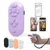 Wireless Camera Remote Control with Zoom for iPhone & Android BT Camera Remote Shutter Smartphone BT Clicker for Photo & Video