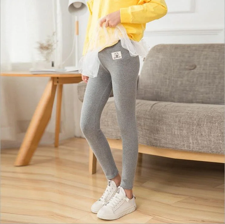 Elastic Leggings for Girls Pants Cotton Skinny Girl Pencil Pants Spring Autumn Stretch Leggings Girls Trousers Kids Sport Pants