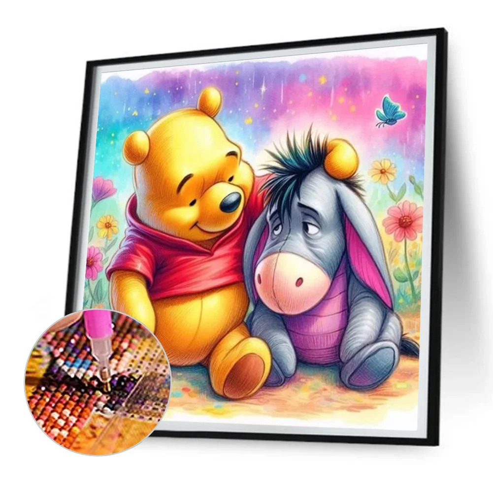 Diamond Painting - Full Round Drill - Winnie the Pooh(Canvas|30*30cm)