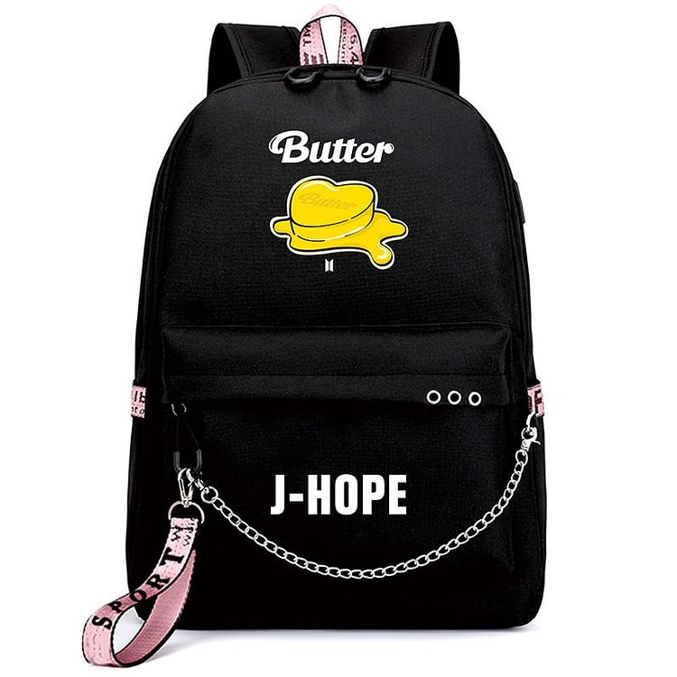 방탄소년단 Butter Member Chain Backpack