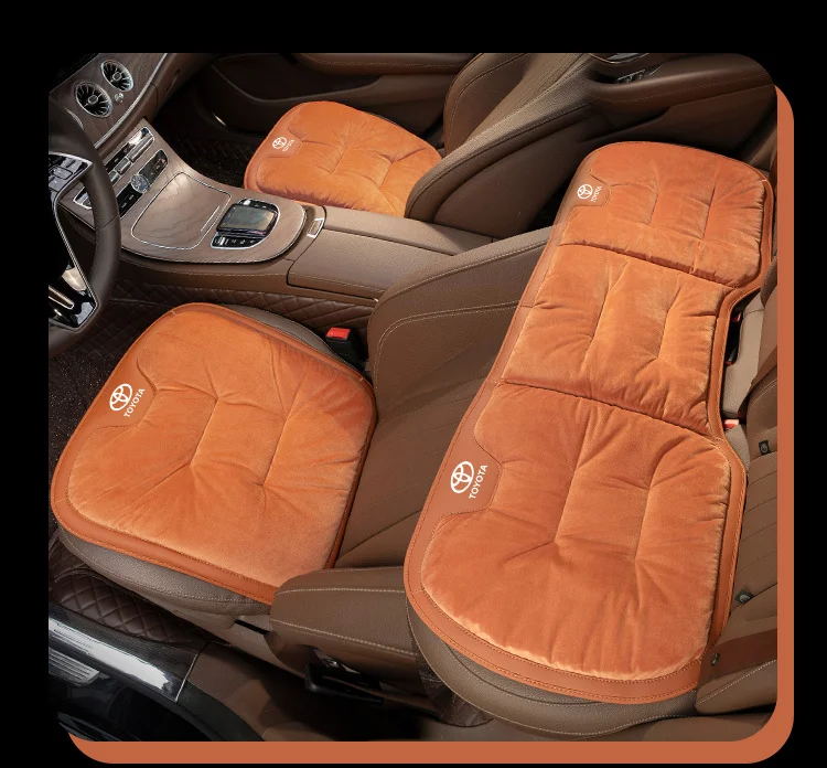 Car short plush winter seat cushion