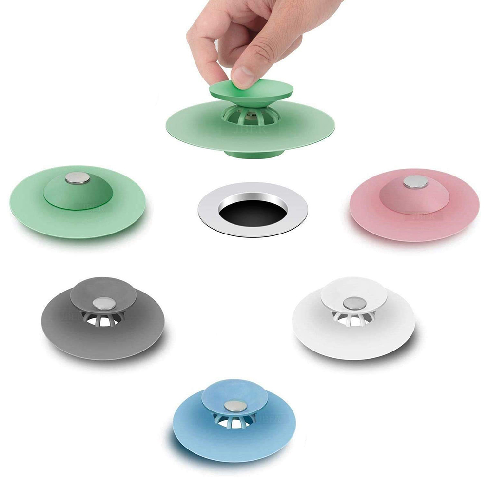 

Sewer Push-Type Ufo Silicone Anti-Odor Floor Drain Cover, 501 Original