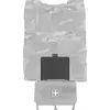 Double-Side Fanny Pack Adapter Panel Chest Hanging Plate for Hunting Vest (Grey)